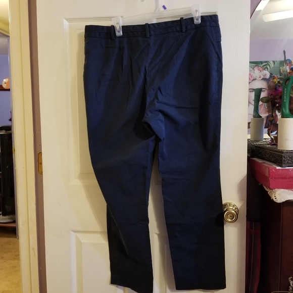Women's Calvin Klein Navy Blue Chinos size 16 - Picture 7 of 7